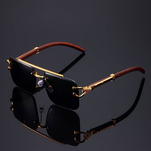 Soyez un homme élégant et de bon goût tout en protégeant vos yeux des rayons nocifs lorsque vous portez ces lunettes de soleil polarisées impériales de luxe