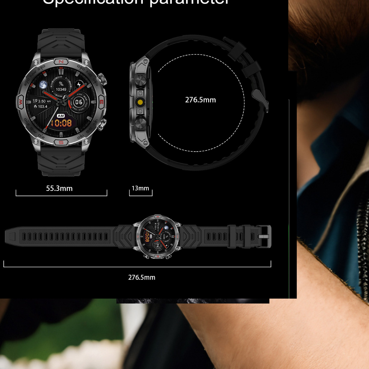 Montre Connectée Intelligente BJ