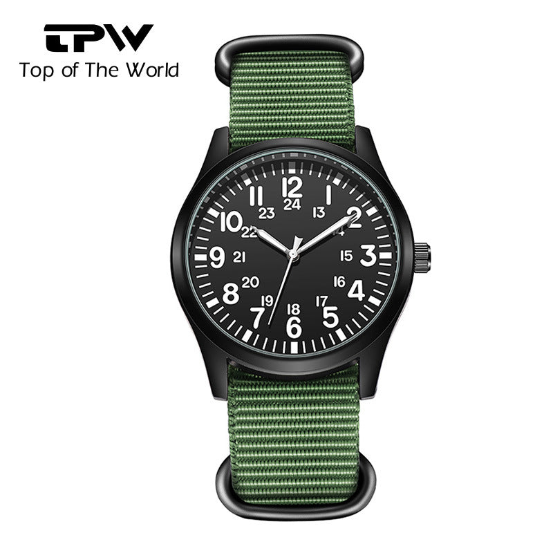 Montre Militaire Élégante et Décontractée