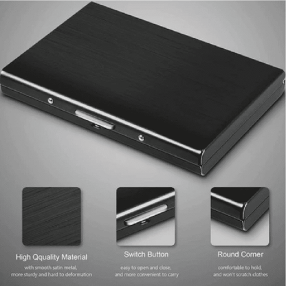 Portefeuille de protection en acier inoxydable sn