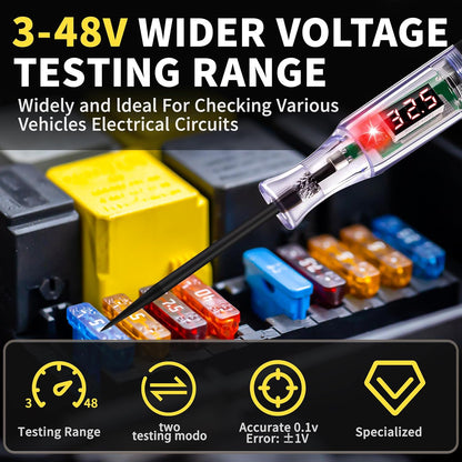 Testeur de circuit LED numérique de voiture