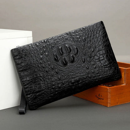 Pochette tendance motif crocodile