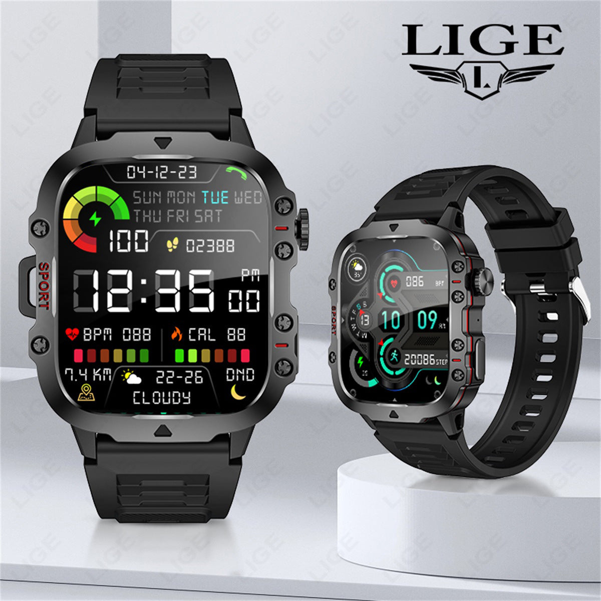 Montre smart pour homme gb