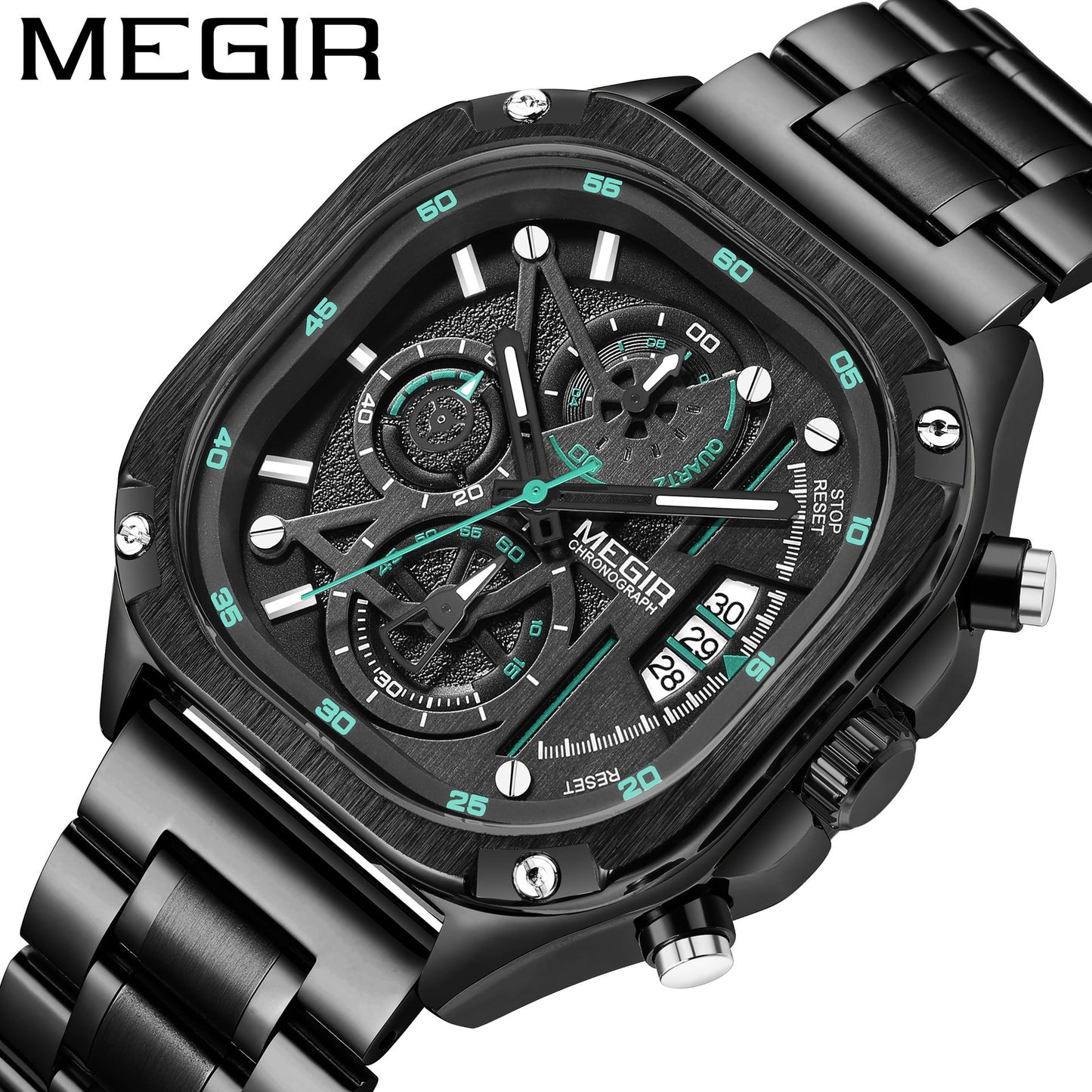 Montre multifonction pour homme