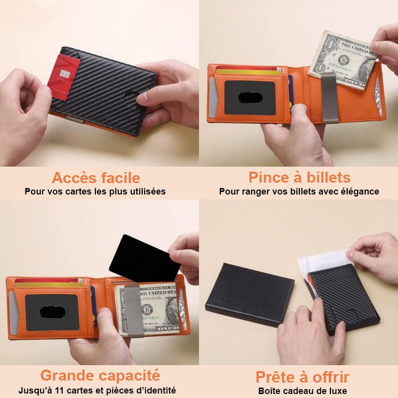 Portefeuille des cartes pour homme bf