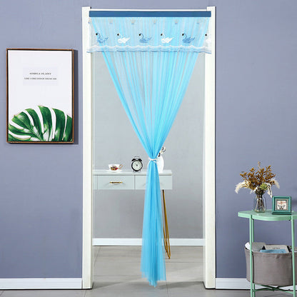 Rideau de porte transparent