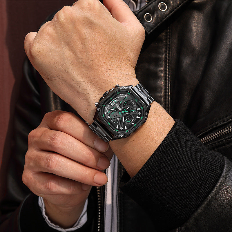 Montre multifonction pour homme