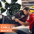 Lot de 100 attaches de câble pour voiture