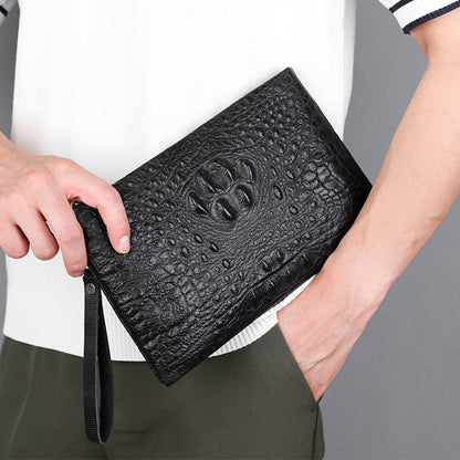 Pochette tendance motif crocodile