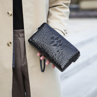 pochette style crocodile vintage