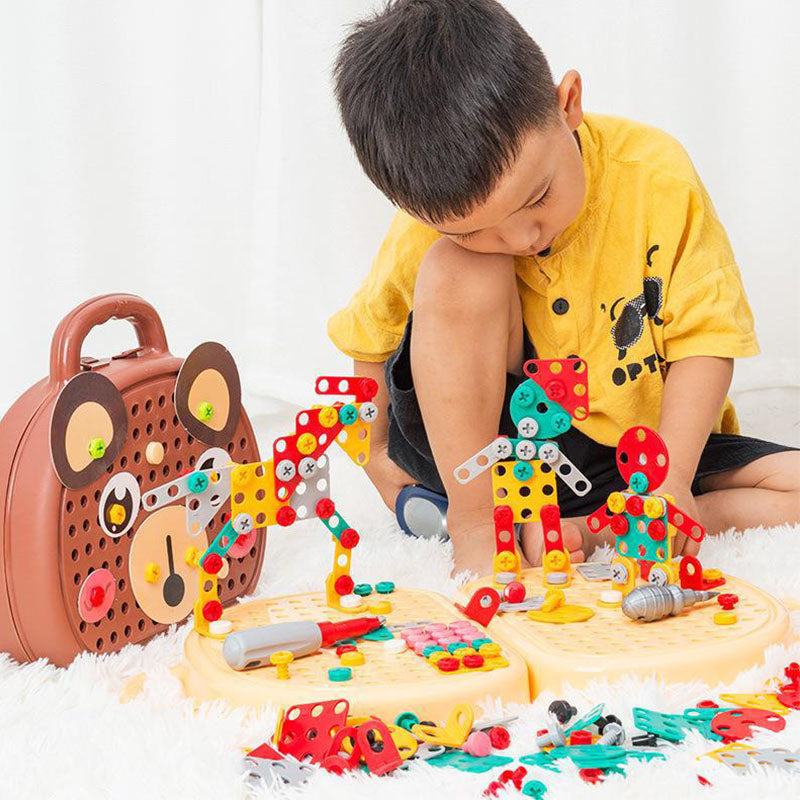 Jeu boîte à outils magique avec perceuse
