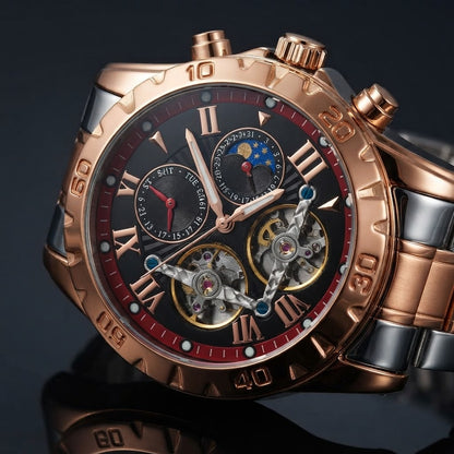 Montre Chronographe Prestige Rose Gold – Édition Business N'Djamena