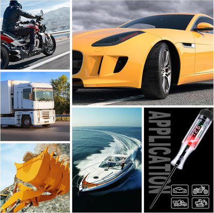 Testeur de circuit LED numérique de voiture