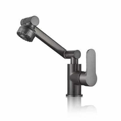 Robinet de lavabo rotatif unique