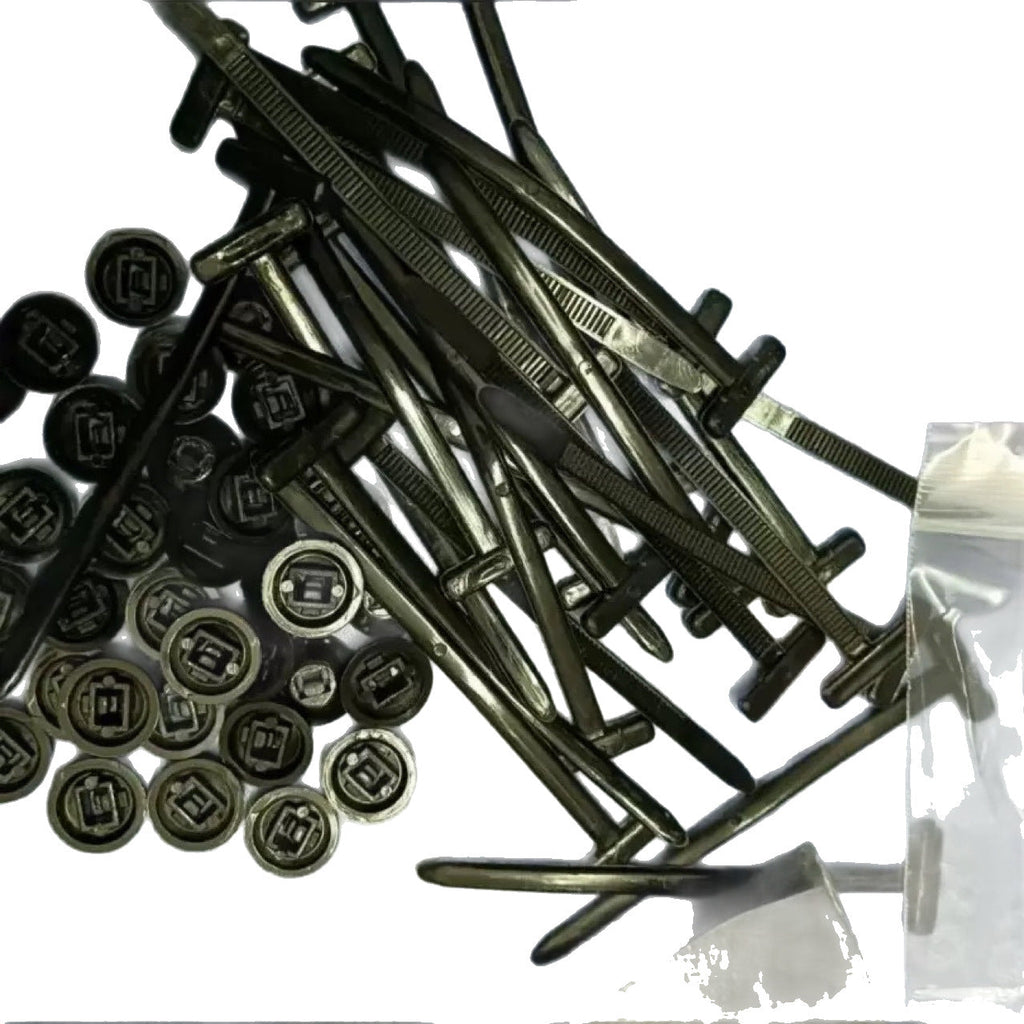 Lot de 100 attaches de câble pour voiture