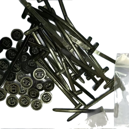 Lot de 100 attaches de câble pour voiture