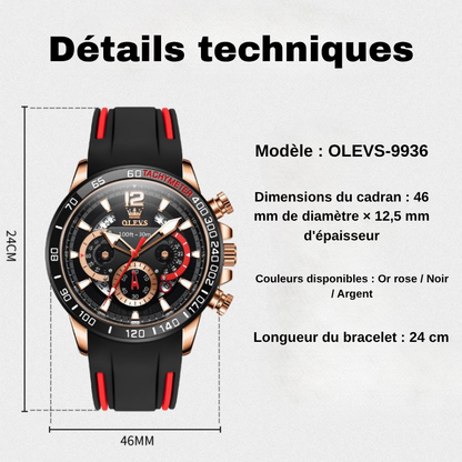 montres-bracelets à quartz pour hommes