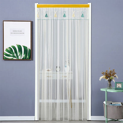 Rideau de porte transparent