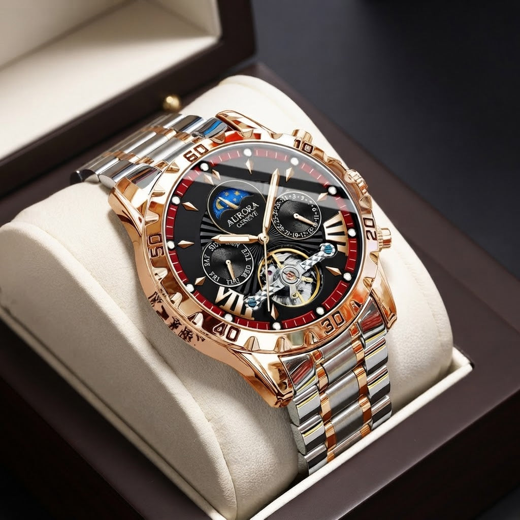 Montre Chronographe Prestige Rose Gold – Édition Business N'Djamena