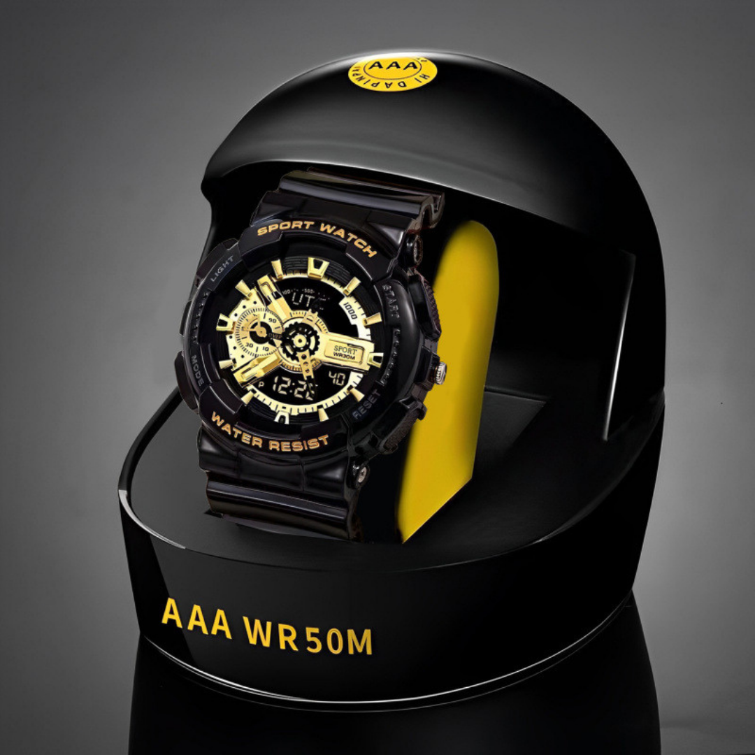 Montre analogique numérique pour homme