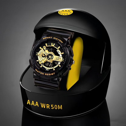 Montre analogique numérique pour homme