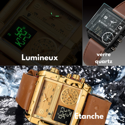 Montre numérique pour hommes
