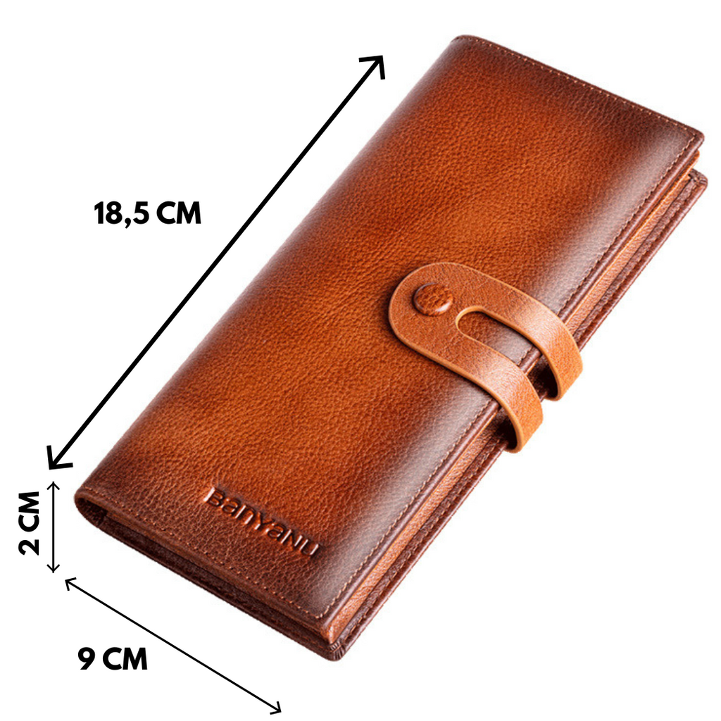 Portefeuille longue multi carte rétro bf