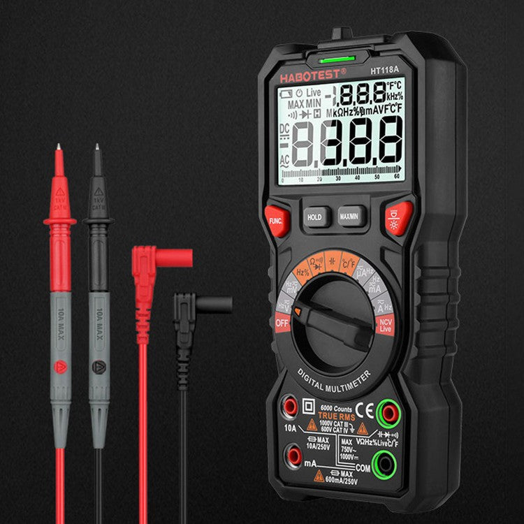 Multimètre digital avec étui