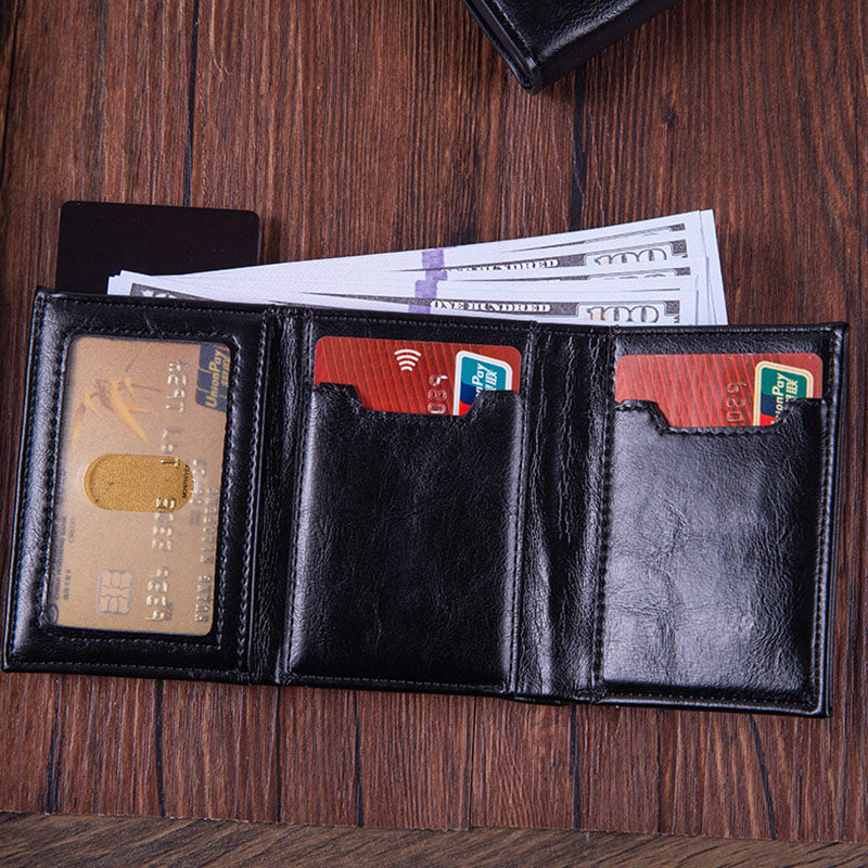 Portefeuille des cartes en cuir gb