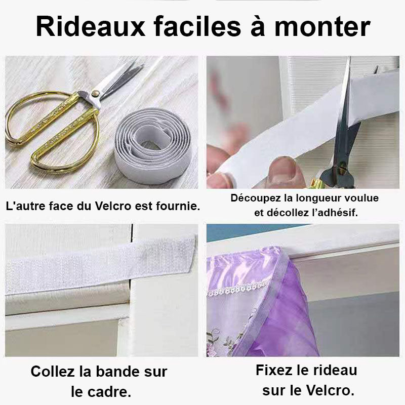 Rideau de porte transparent