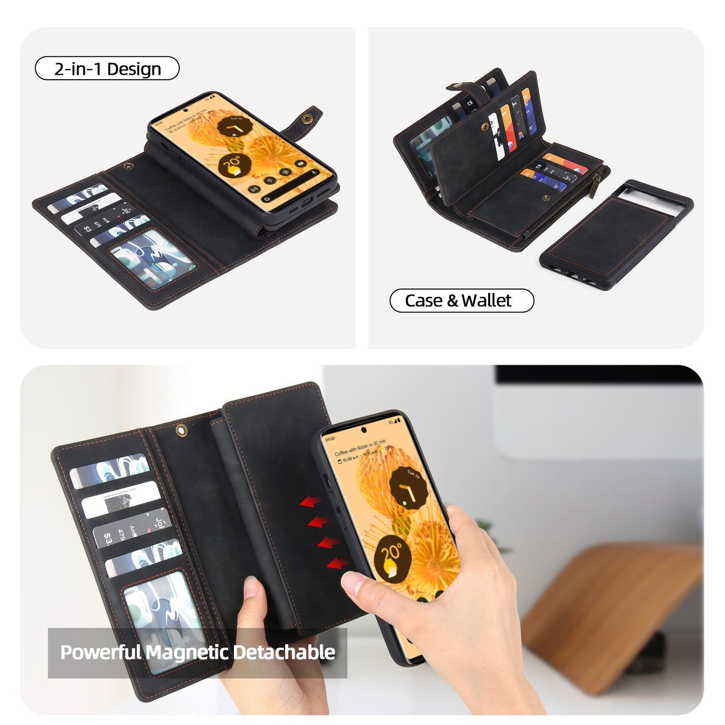 Portefeuille Long RFID – Sécurité et Élégance au Quotidien