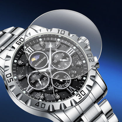 Montre à Quartz Automatique pour Homme – Élégance et Précision au Quotidien