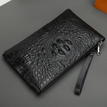 Pochette tendance motif crocodile