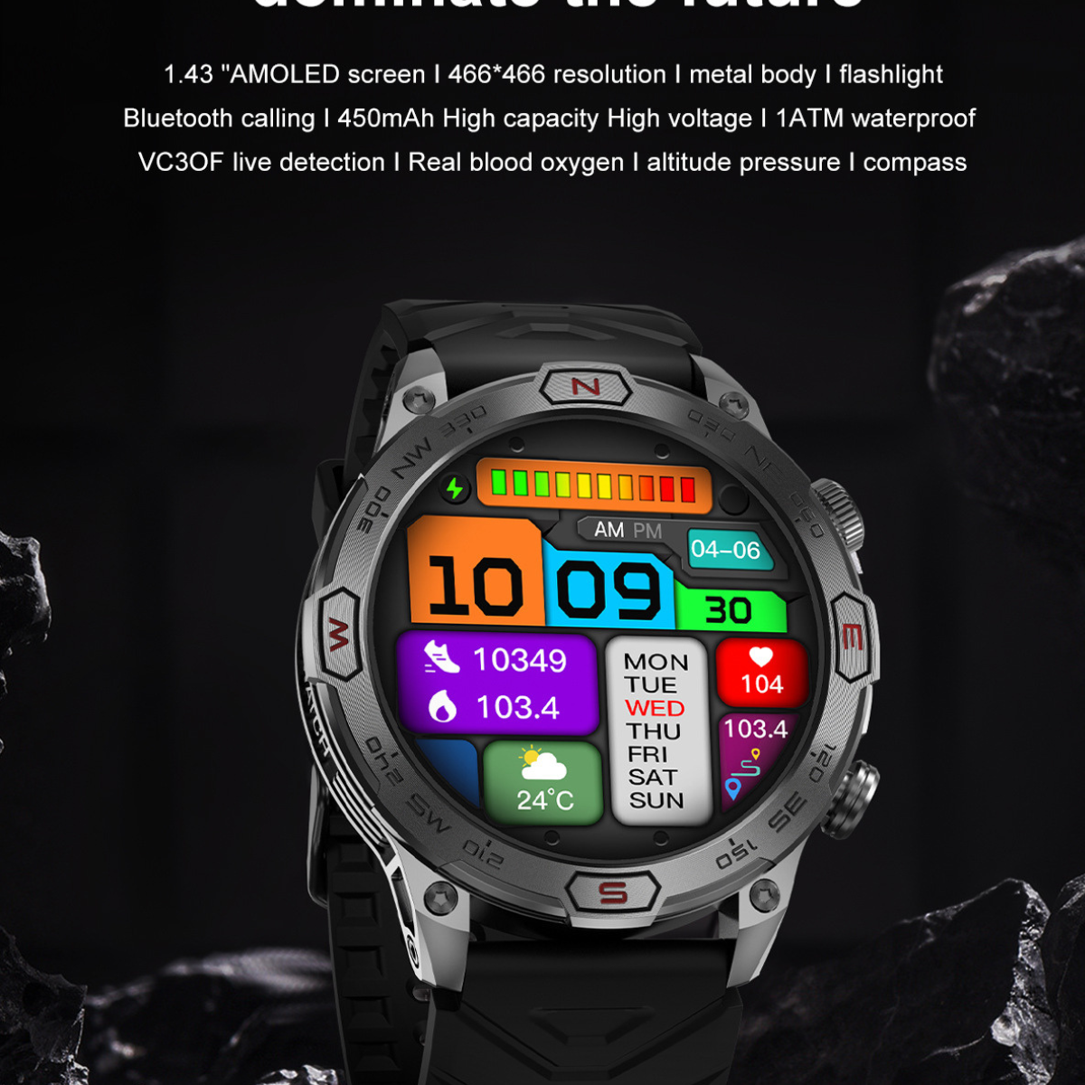 Montre Connectée Intelligente BJ