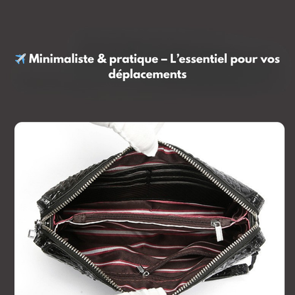 pochette style crocodile vintage