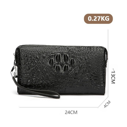 pochette style crocodile vintage