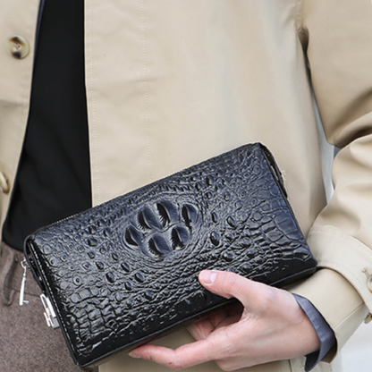 pochette style crocodile vintage