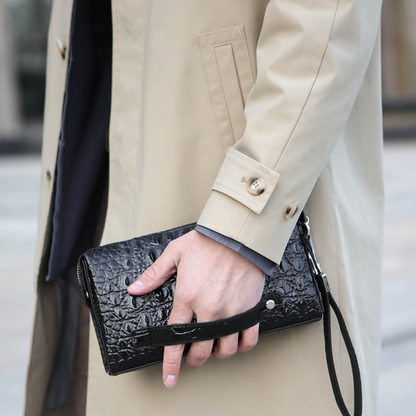 pochette style crocodile vintage