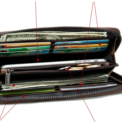 Portefeuille Long Style Crocodile