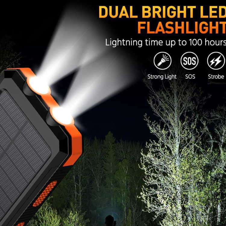 Power Bank Solaire Haute Capacité