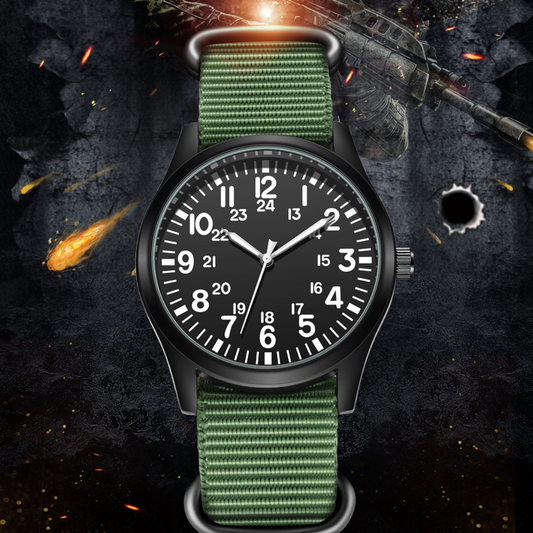 Montre Militaire Élégante et Décontractée