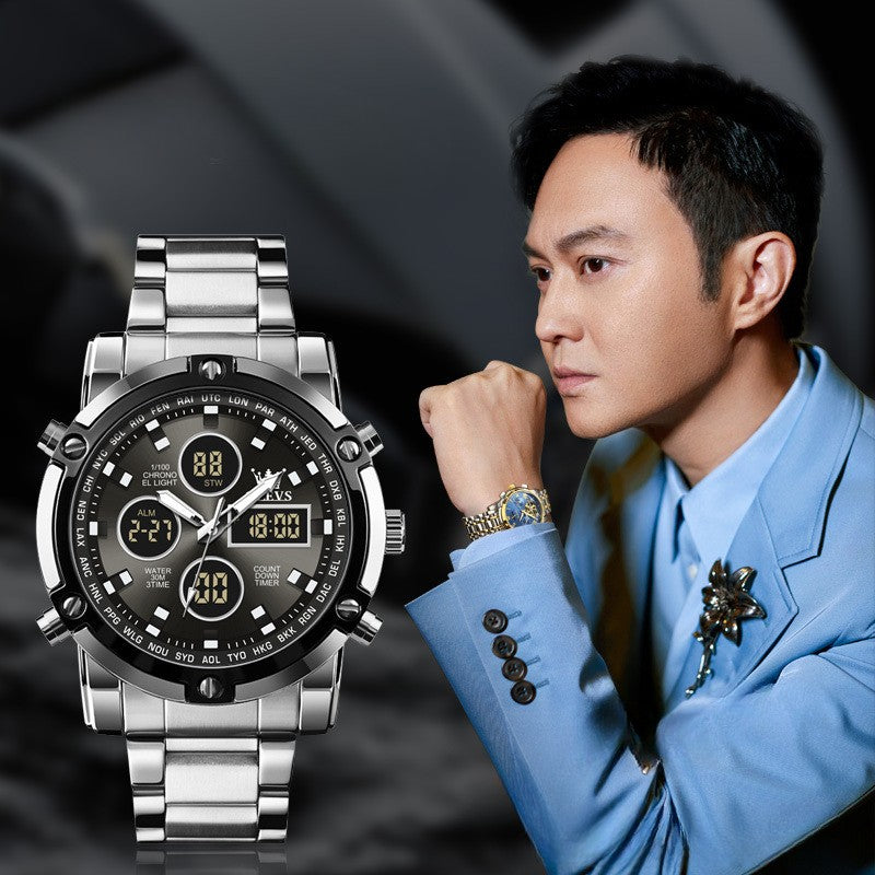 Montre-bracelet pour homme multifonction