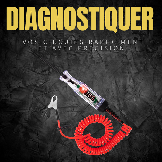 Testeur de circuit LED numérique de voiture
