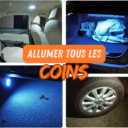 Plafonnier LED rechargeable polyvalent