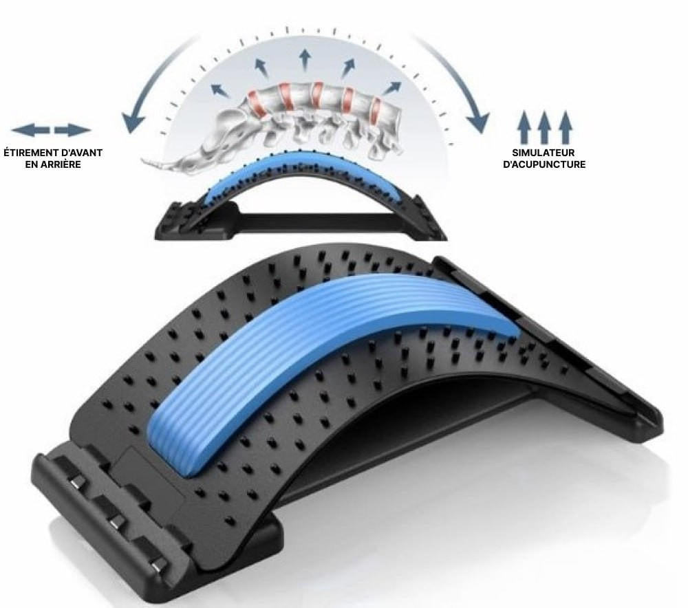 Civière Dorsale Orthopédique - Soulage le mal de dos et corrige la posture