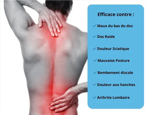 Civière Dorsale Orthopédique - Soulage le mal de dos et corrige la posture