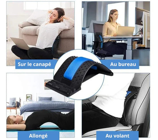 Civière Dorsale Orthopédique - Soulage le mal de dos et corrige la posture
