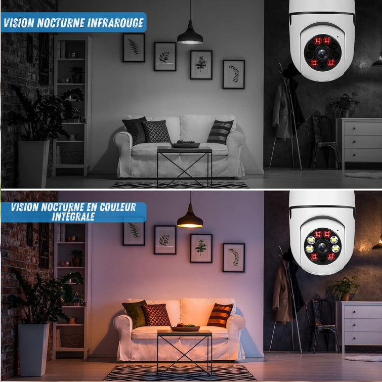 Caméra de surveillance à sécurité total