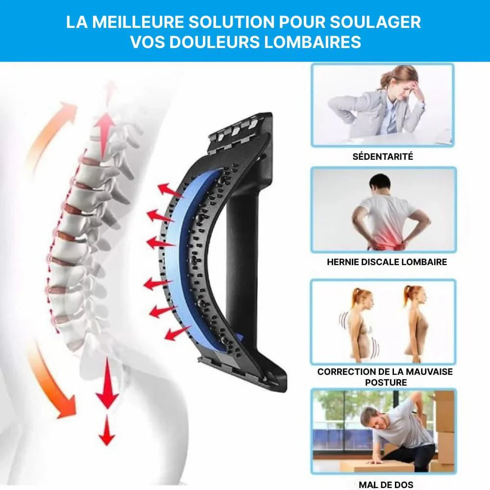 Civière Dorsale Orthopédique - Soulage le mal de dos et corrige la posture