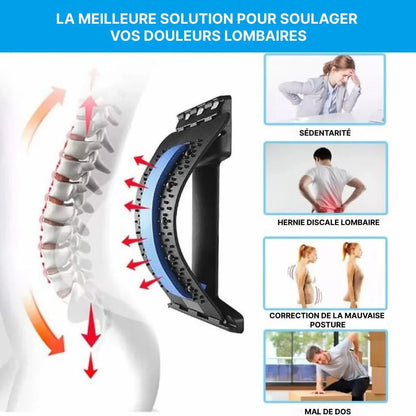 Civière Dorsale Orthopédique - Soulage le mal de dos et corrige la posture